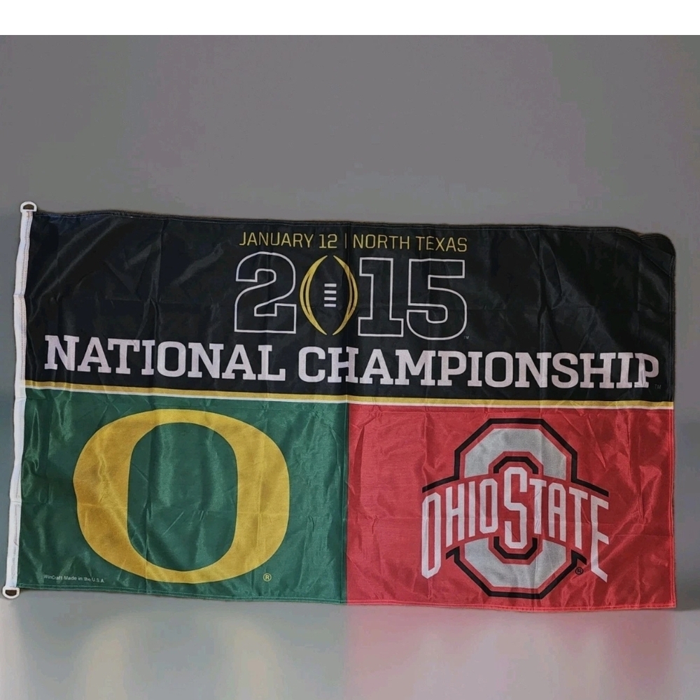 Ohio State University v Oregon 2015 National Championship Game 3’ x 5’ Flag